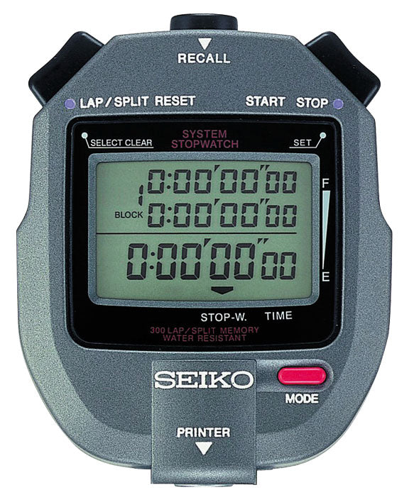 300 Lap Memory Stopwatch with Printer Port and Printer
