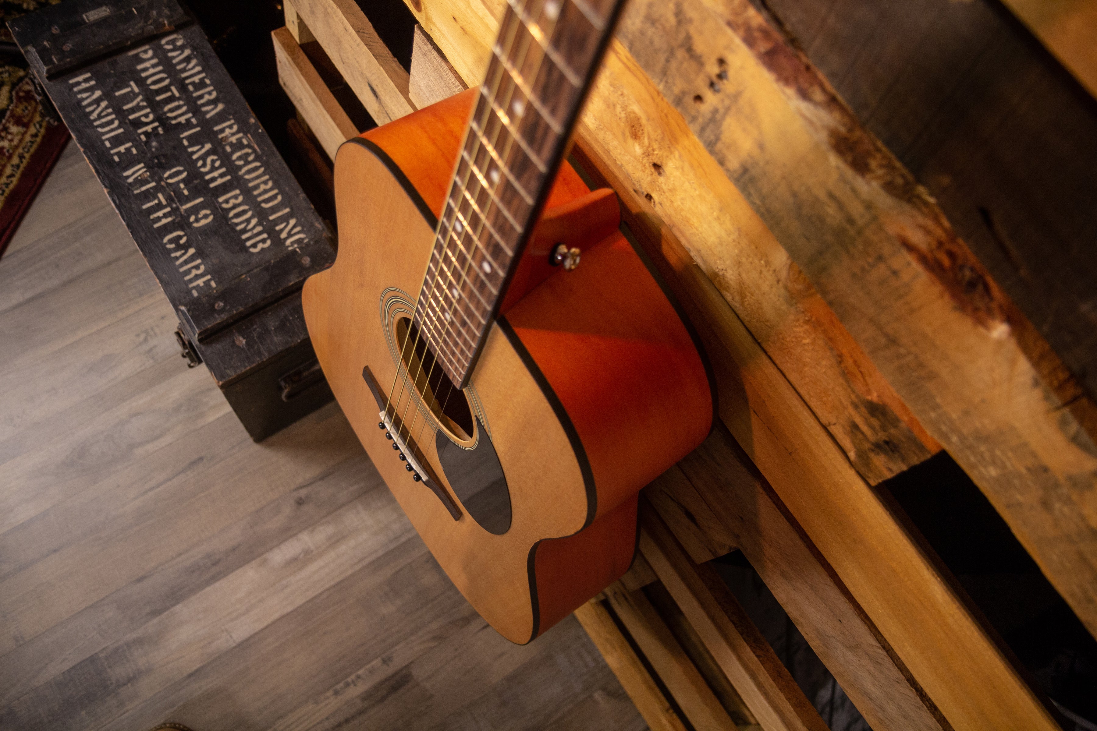 Jasmine S35 Dreadnought Acoustic Guitar. Natural Finish