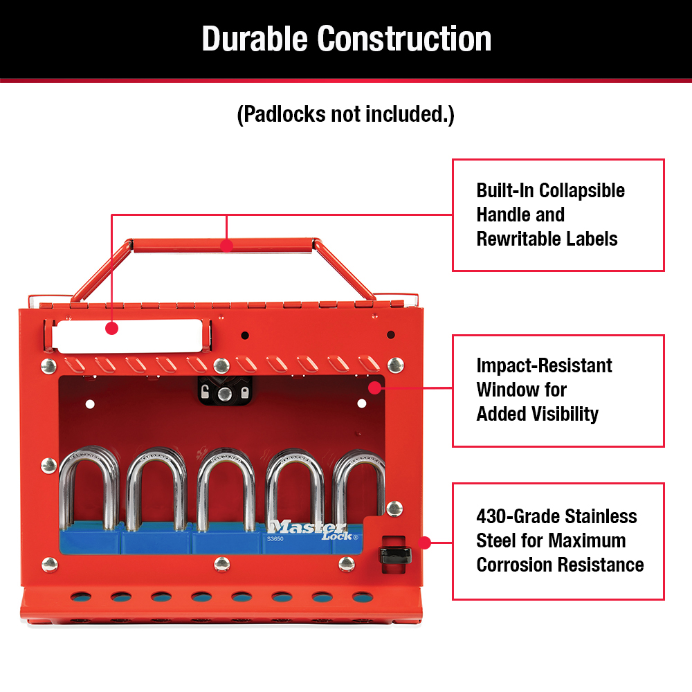 Group Lock Box with Wall Mounting Bracket