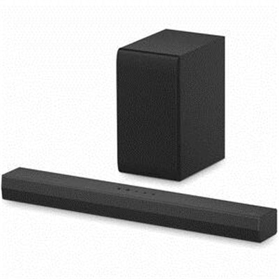 LG - 2.1-Channel S40T Soundbar with Wireless Subwoofer, Bluetooth Connectivity, Dolby Audio and WOW Orchestra - Black