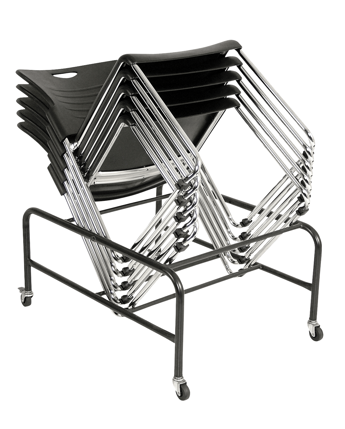 AIRE S5000 Black Plastic Stack Chair -