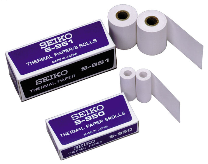 Thermal Paper, 80" per roll, Prints 520 lines, 5 Rolls per Box