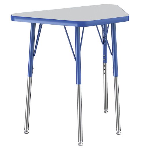 Table Top V TF Trapezoid 18x30 / Gray-Blue