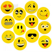 9" EMOTICON VINYL BALLS,Pack of 12