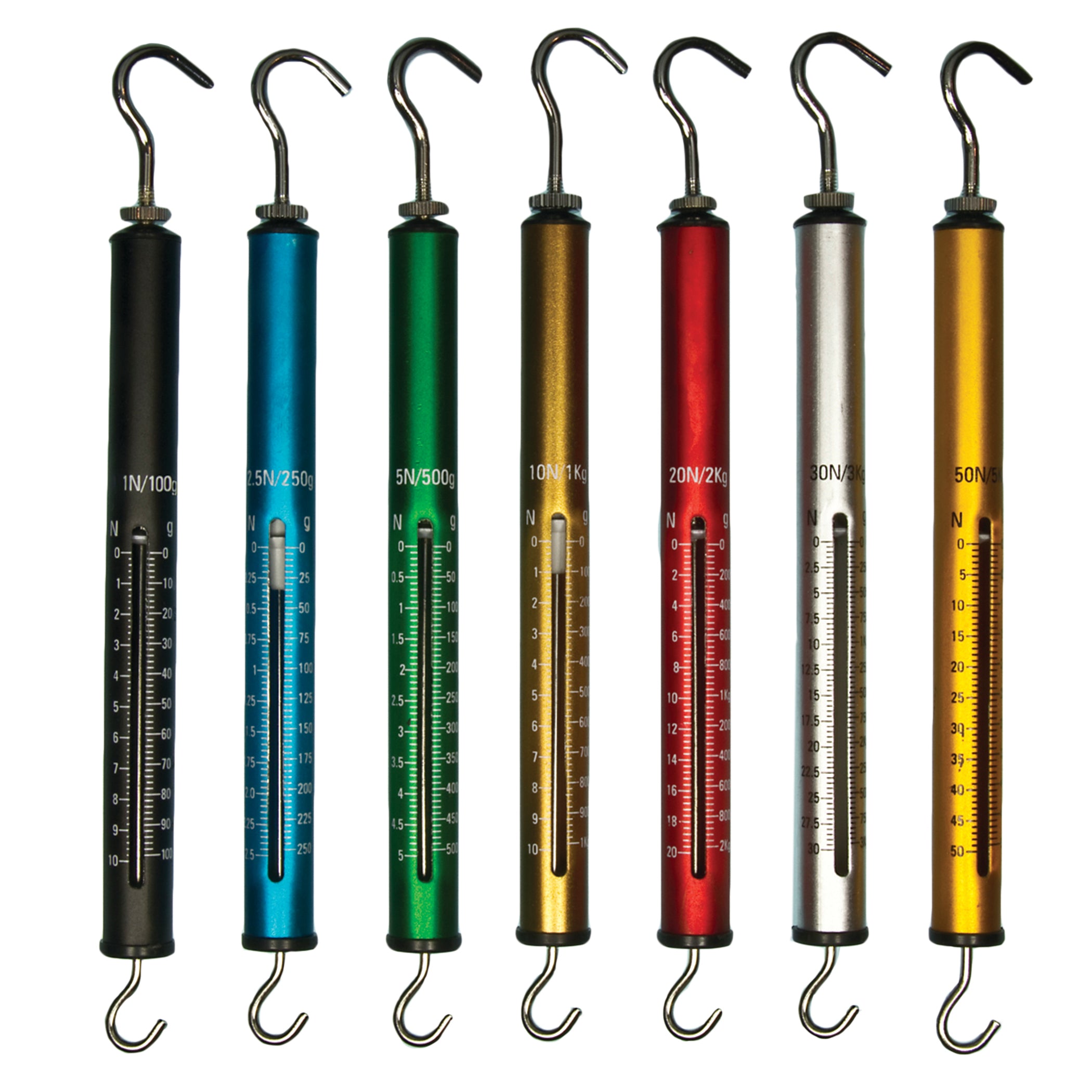 United Scientific® Aluminum Spring Scale, 100G / 1N