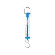 United Scientific® Spring Scale, Clear Plastic, 250G/2.5, Graduation 5G/0.5N, Blue