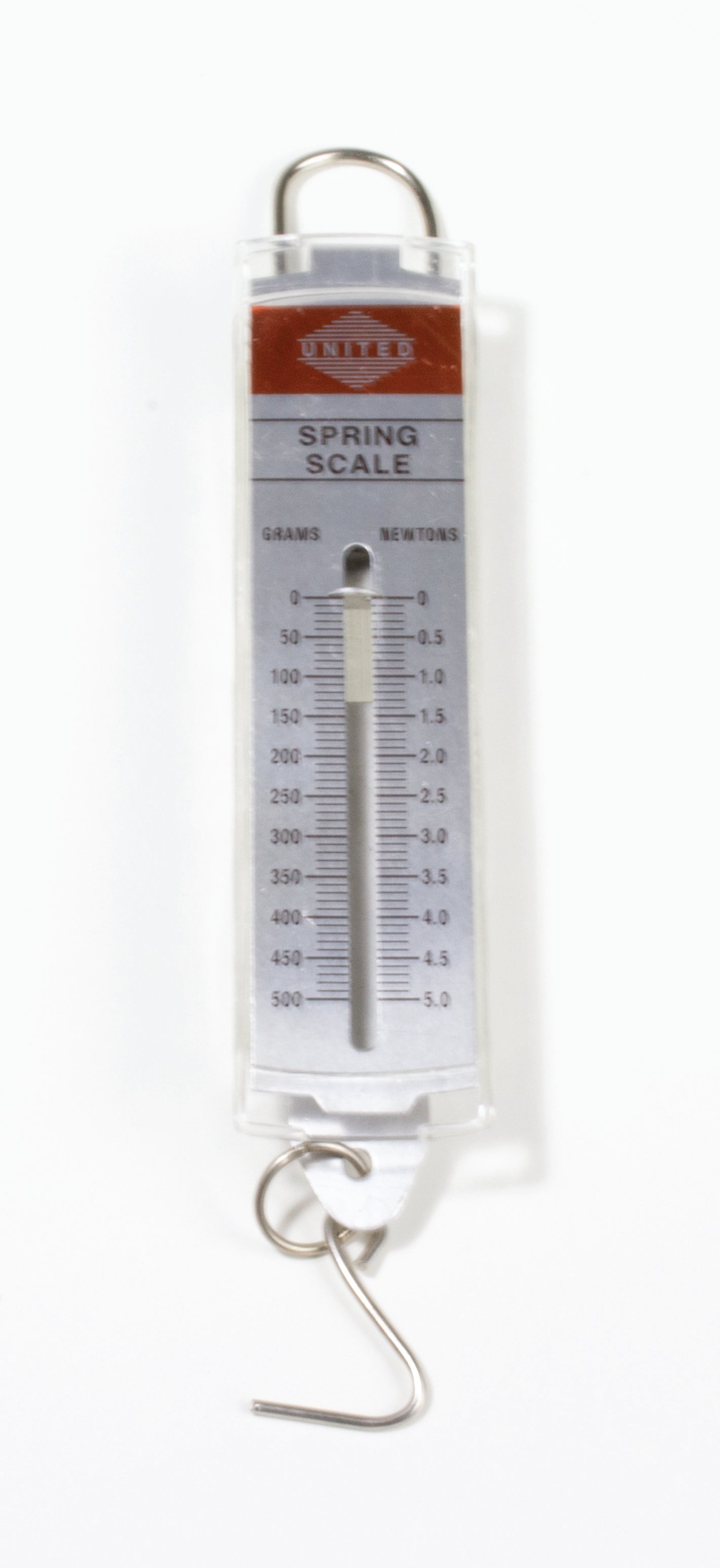 United Scientific® Spring Scale 500G X 10G, 5N X 0.1N