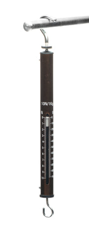 United Scientific® Aluminum Spring Scale, 1000G / 10N, Brown, Graduation 20G/0.2N