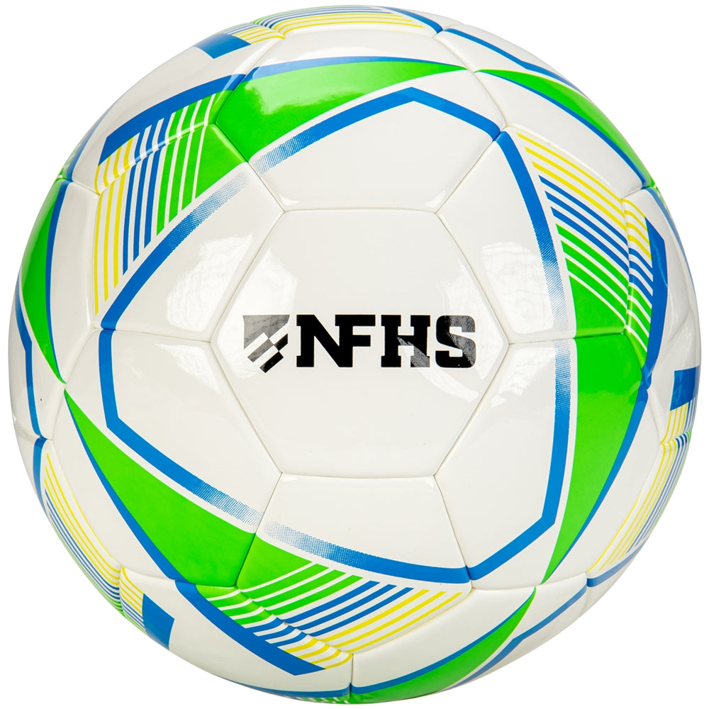 ORIX Soccer Ball - Electric Green Airforce Blue White, 5"