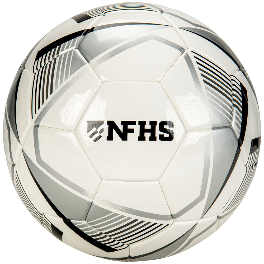 ORIX Soccer Ball - Silver Black White, 5"
