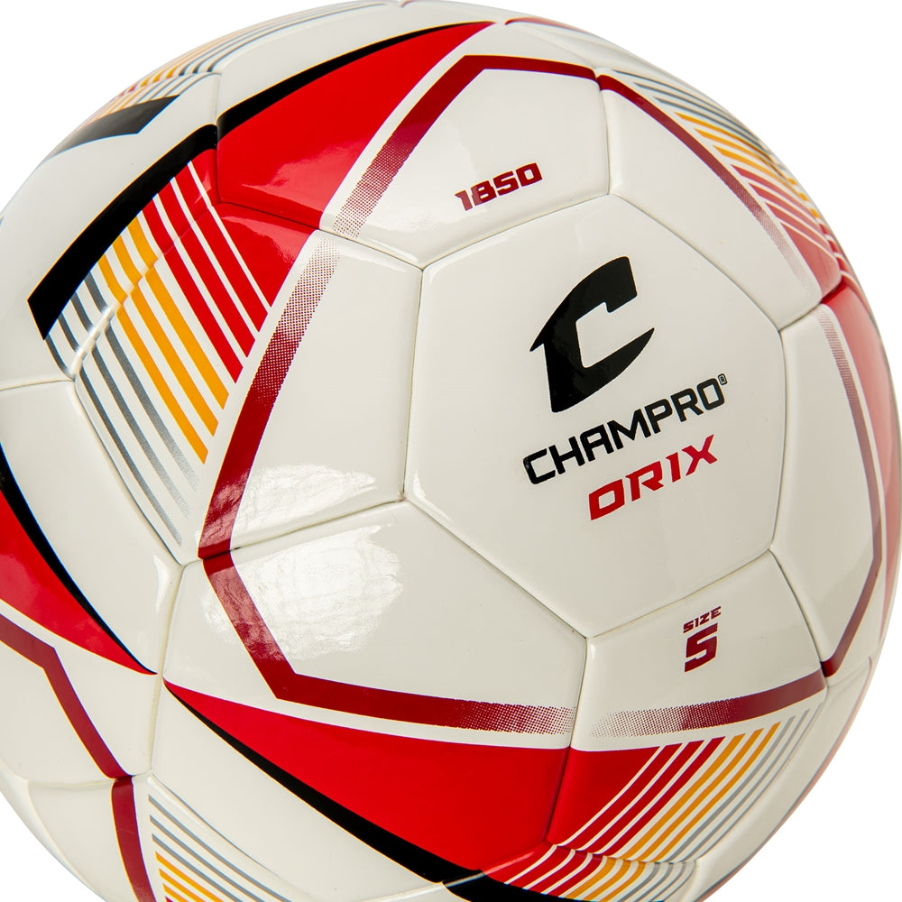 ORIX Soccer Ball - Scarlet Black White, 5"