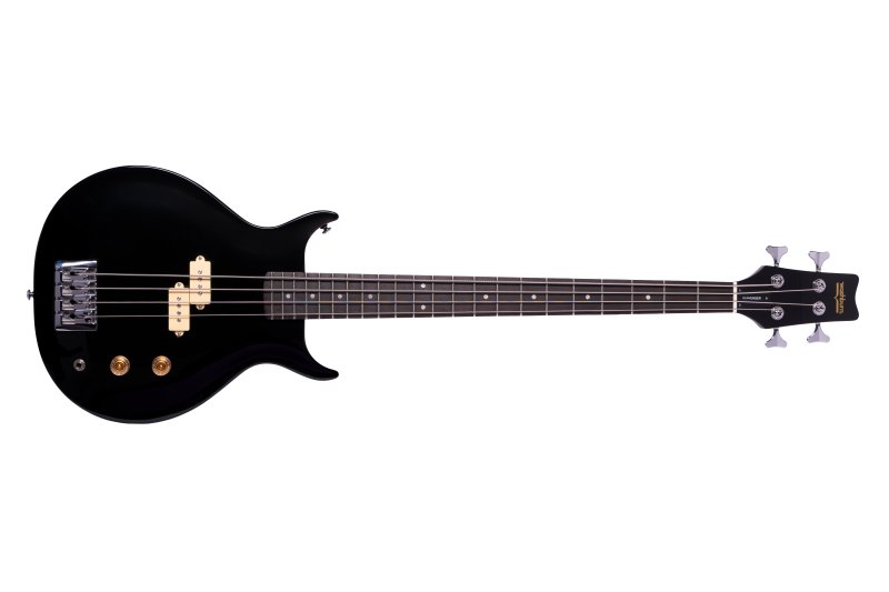 Washburn SB4B Wing Series Scavenger Electric Bass, Black