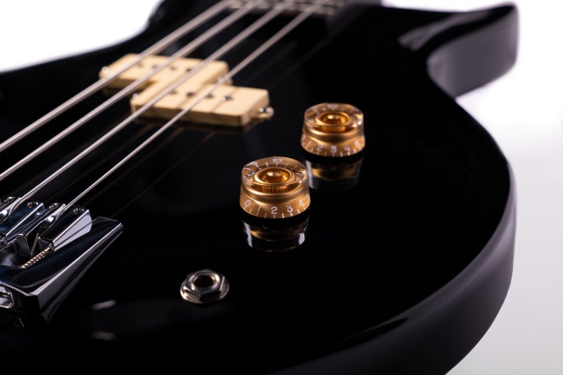Washburn SB4B Wing Series Scavenger Electric Bass, Black