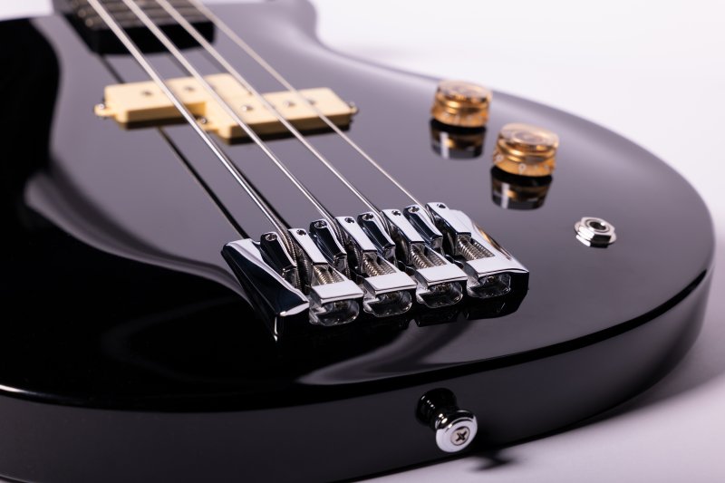 Washburn SB4B Wing Series Scavenger Electric Bass, Black