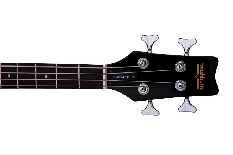 Washburn SB4B Wing Series Scavenger Electric Bass, Black