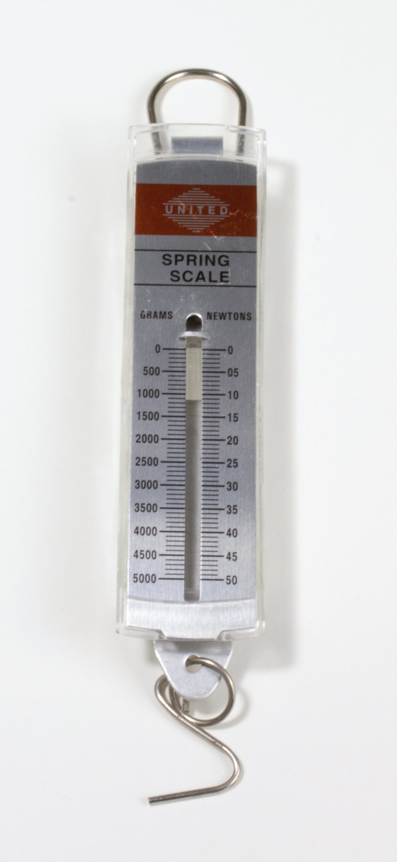 United Scientific® Spring Scale 5000G X 100G, 50N X 1.0N