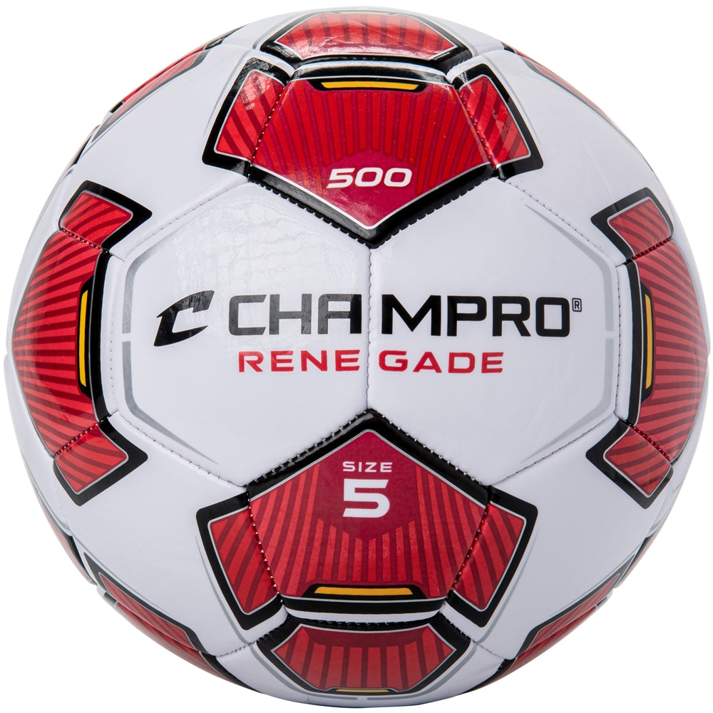 Renegade Soccer Ball - Scarlet Size 4