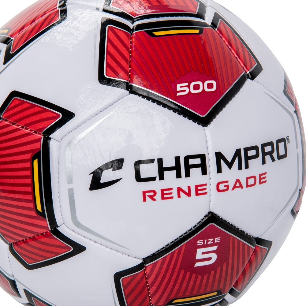 Renegade Soccer Ball - Scarlet Size 4