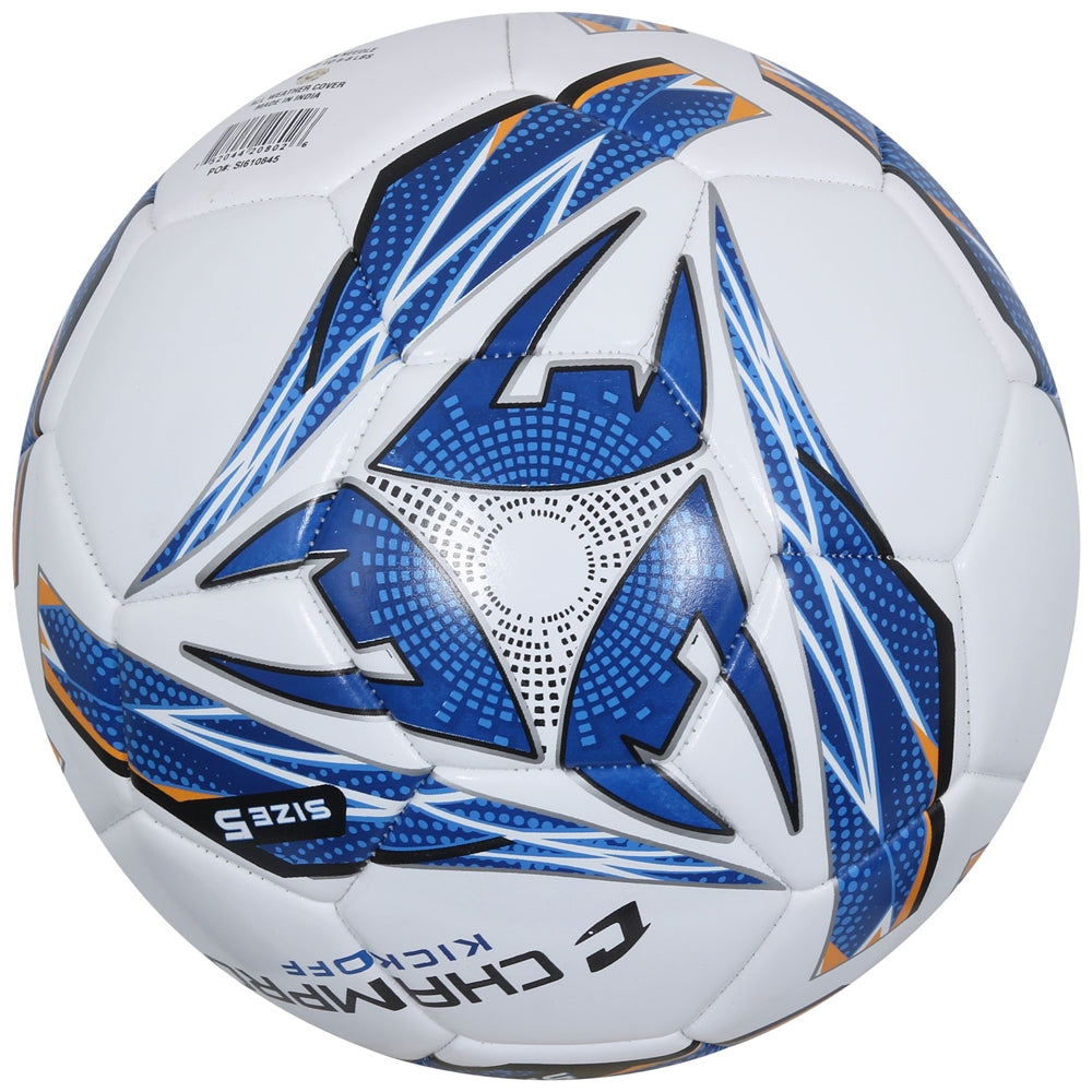 KICKOFF Soccer Ball - White Royal, 4"