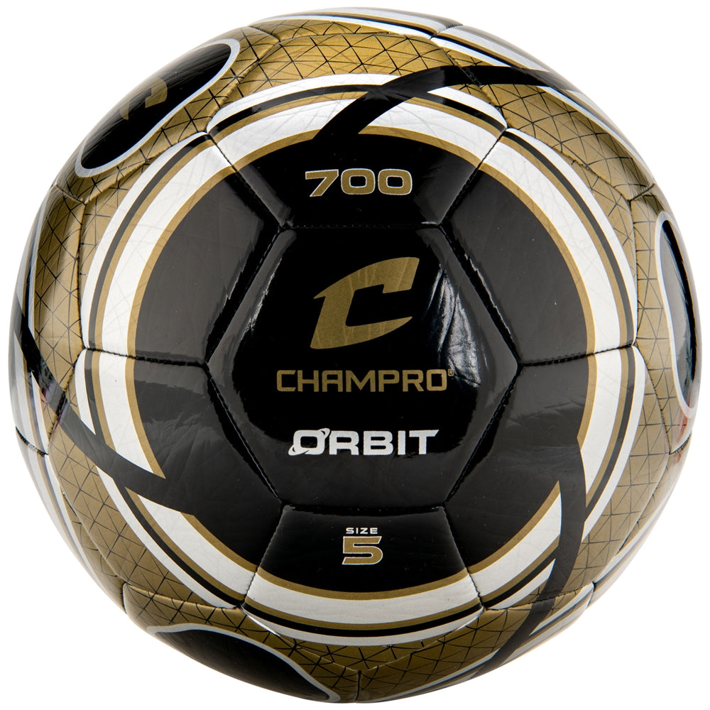 ORBIT Soccer Ball - Black Vegas Gold, 5"