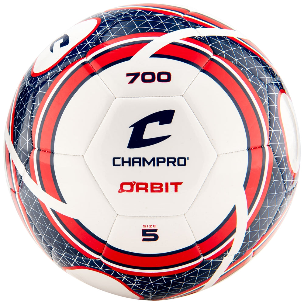 ORBIT Soccer Ball - Scarlet White Royal, 5"