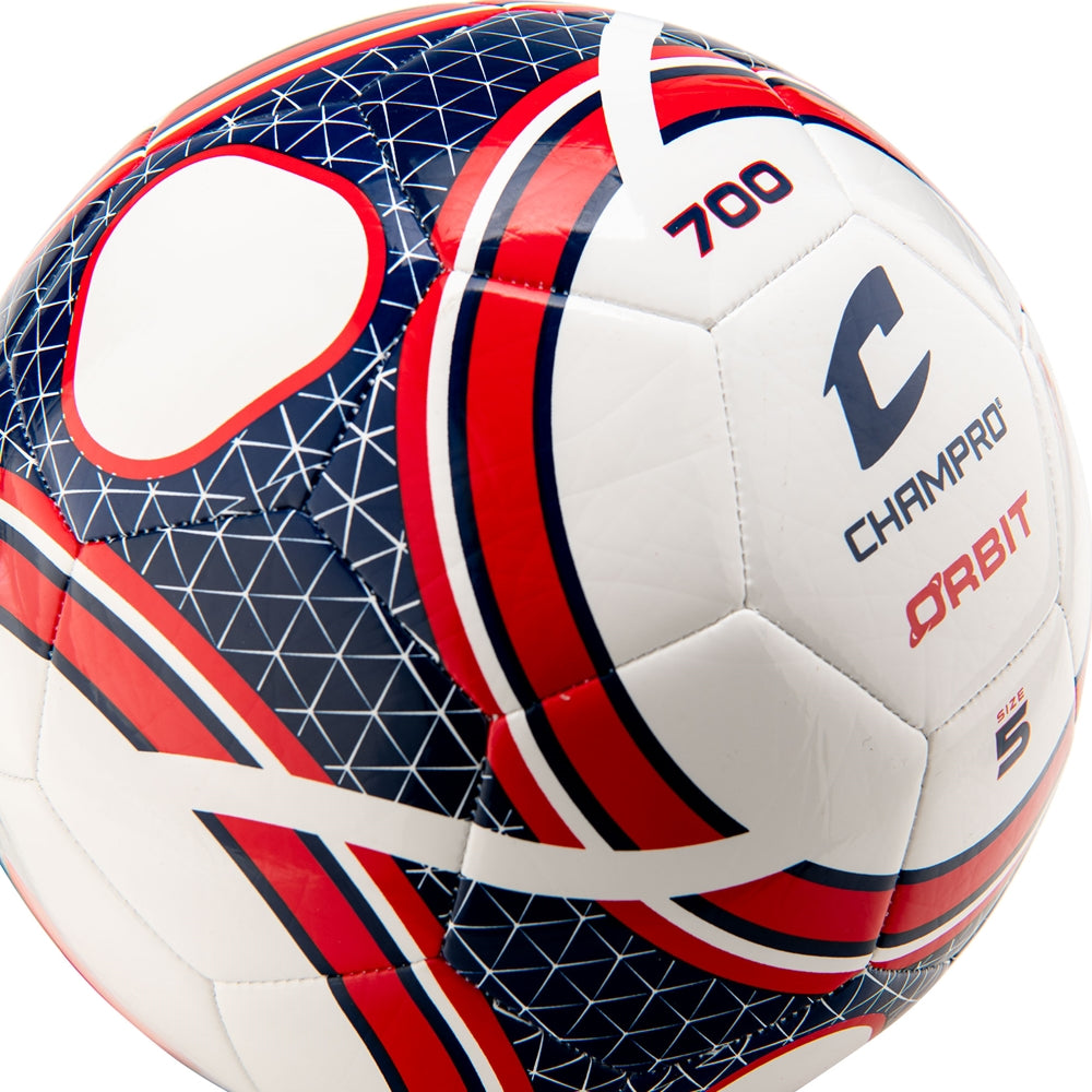 ORBIT Soccer Ball - Scarlet White Royal, 5"
