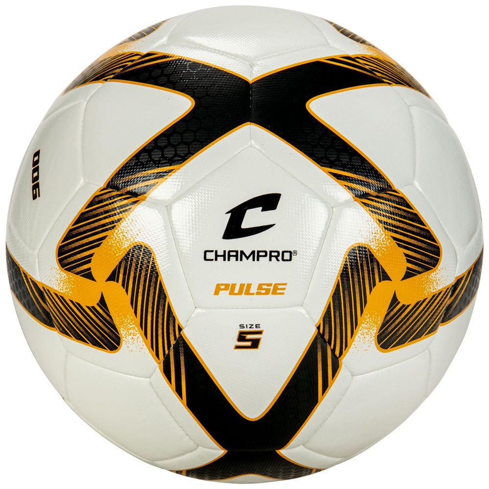 PULSE Soccer Ball - Black Optic Yellow White, 5"