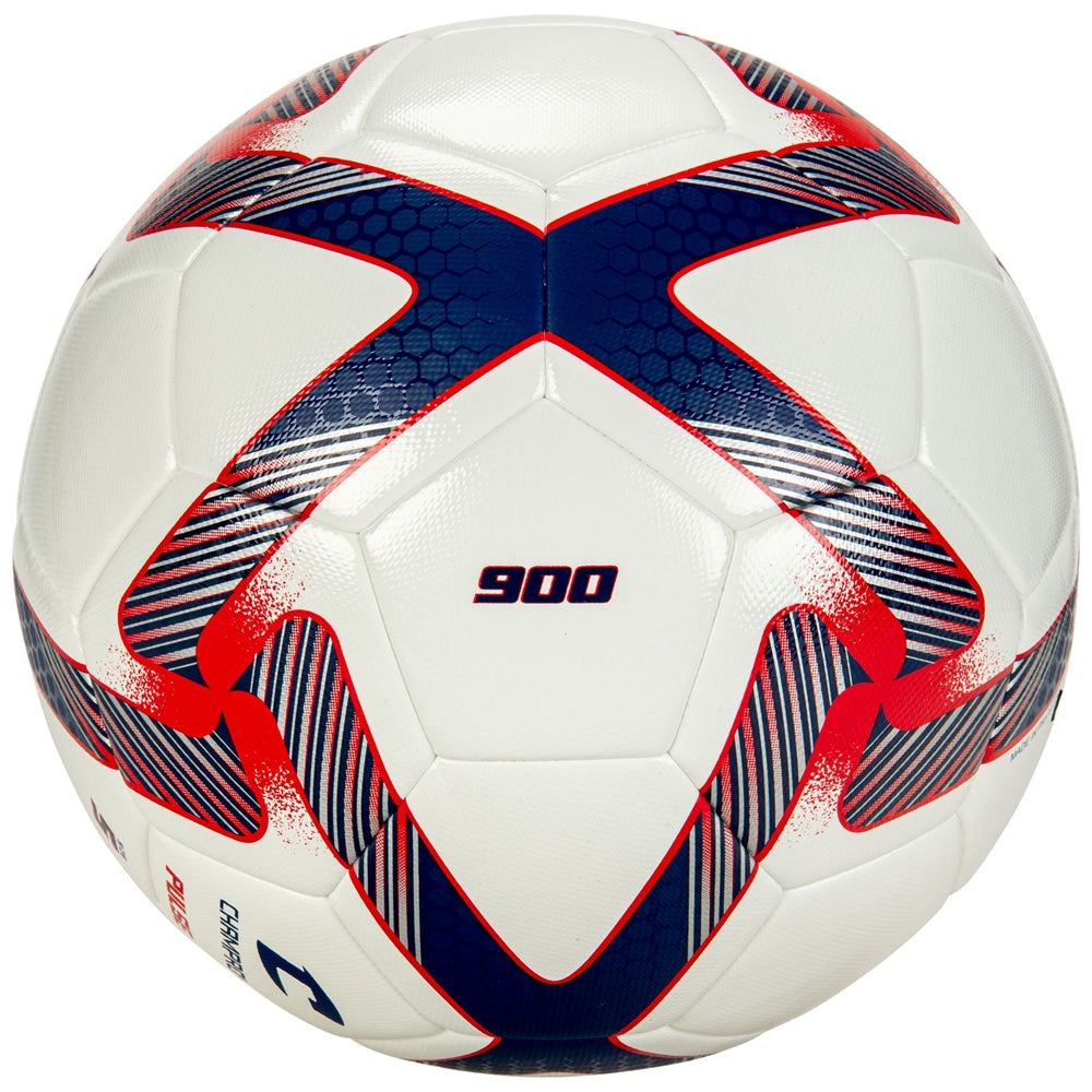 PULSE Soccer Ball - Royal Fire Red White, 5"