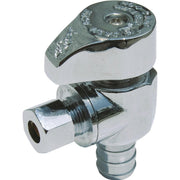 SharkBite 1/2 In. CF X 1/4 In. OD Chrome Ice Maker Valve