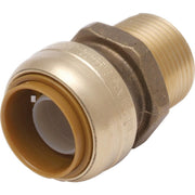 SharkBite 3/4 In. x 3/4 In. MNPT Straight Brass Push-to-Connect Male Adapter