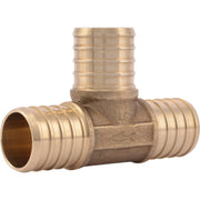 SharkBite 1 In. x 1 In. x 1 In. Barb Brass PEX Tee
