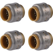 SharkBite 1/2 In. Push-to-Connect Brass End Push Cap (4-Pack)
