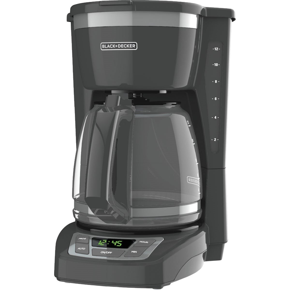 Black & Decker 12 Cup Programmable Gray Coffee Maker
