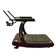 Self Generated Light Commercial Curved Treadmill