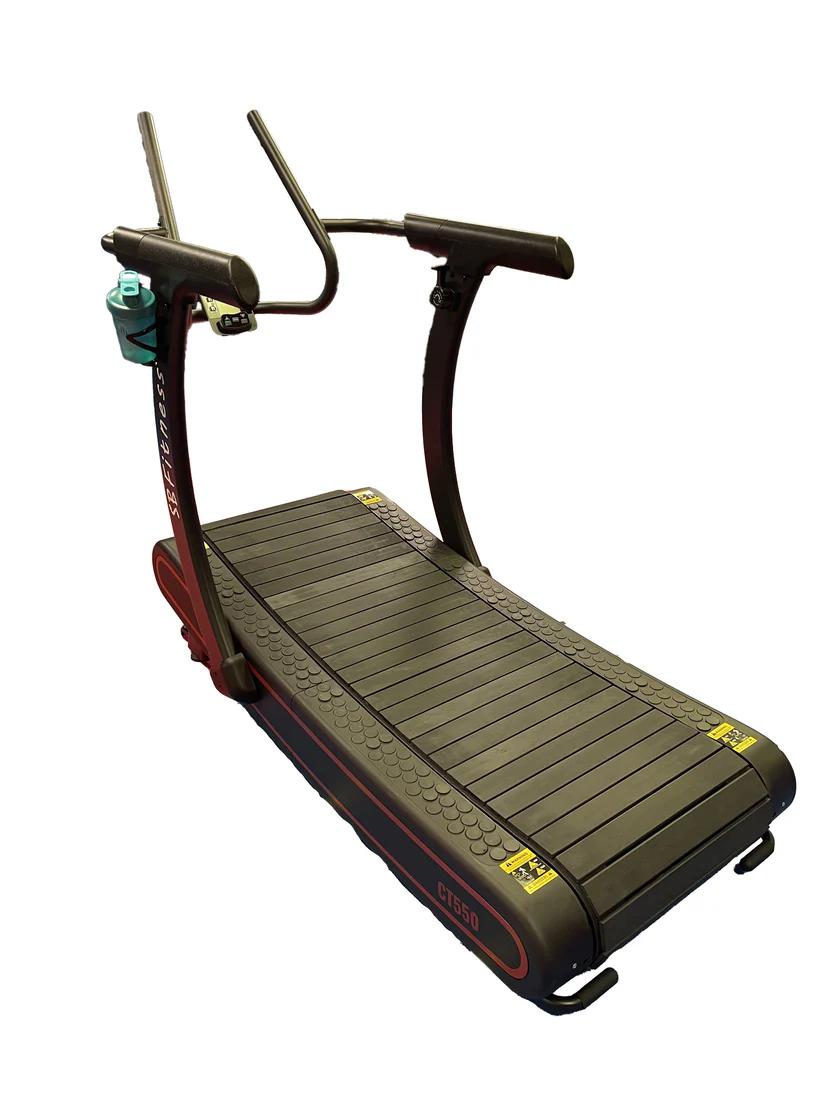 Self Generated Light Commercial Curved Treadmill