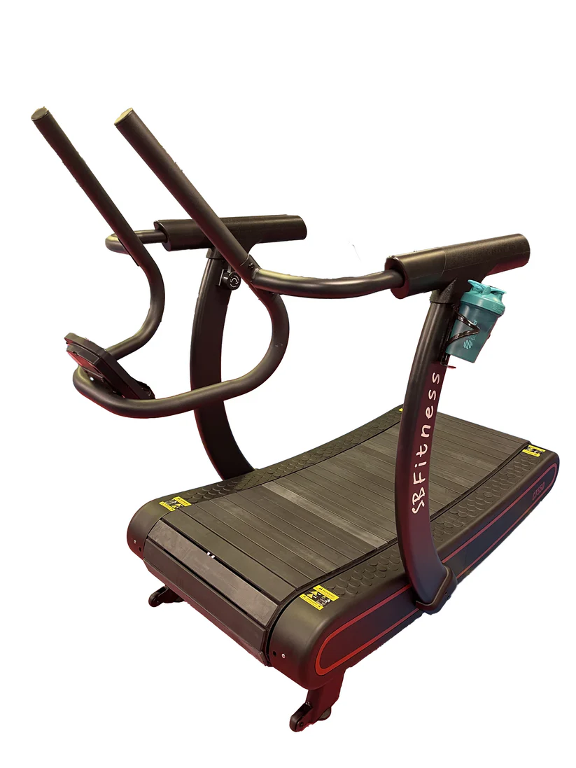 Self Generated Light Commercial Curved Treadmill