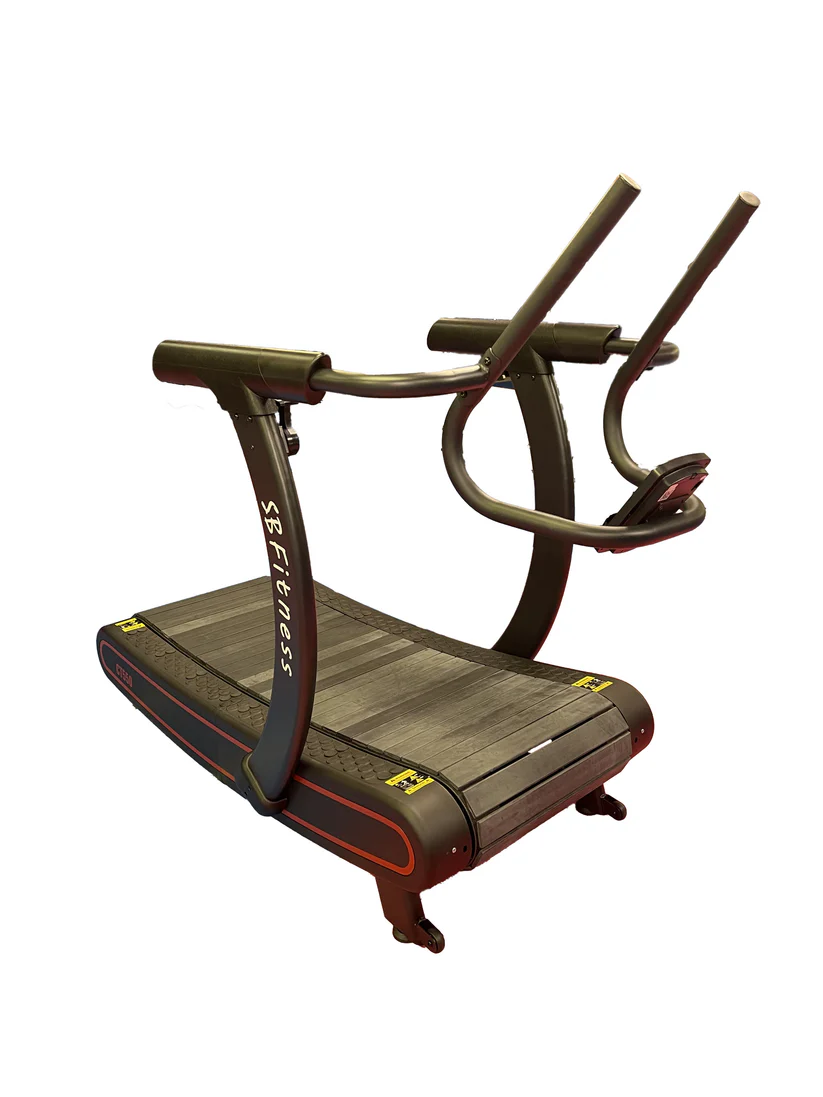 Self Generated Light Commercial Curved Treadmill