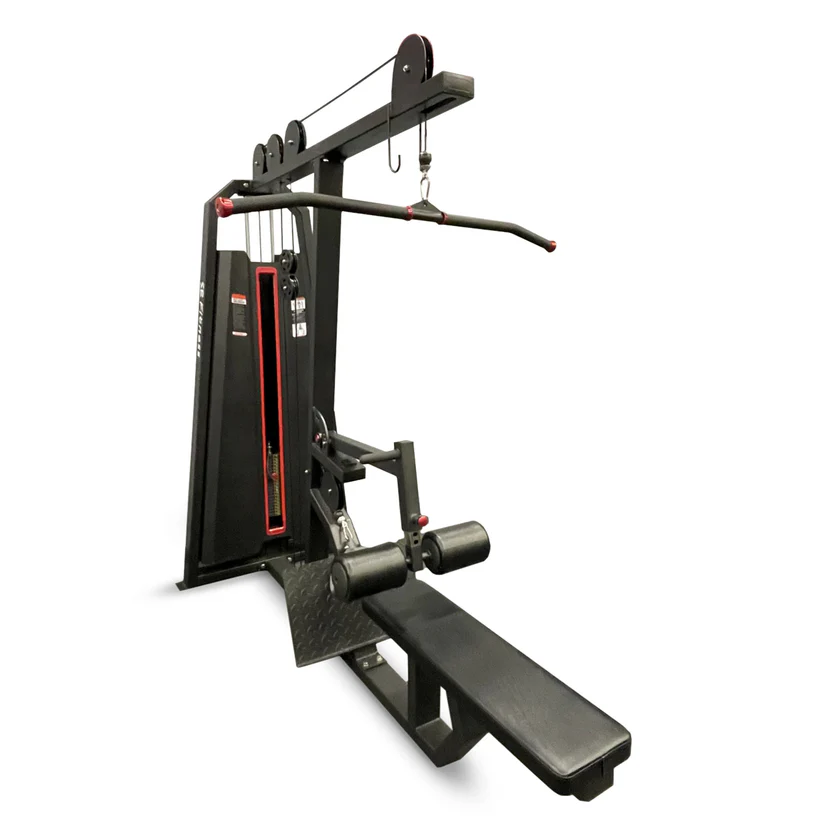 Commercial Lat Pulldown/Low Row Combo with 250 lbs. Stack