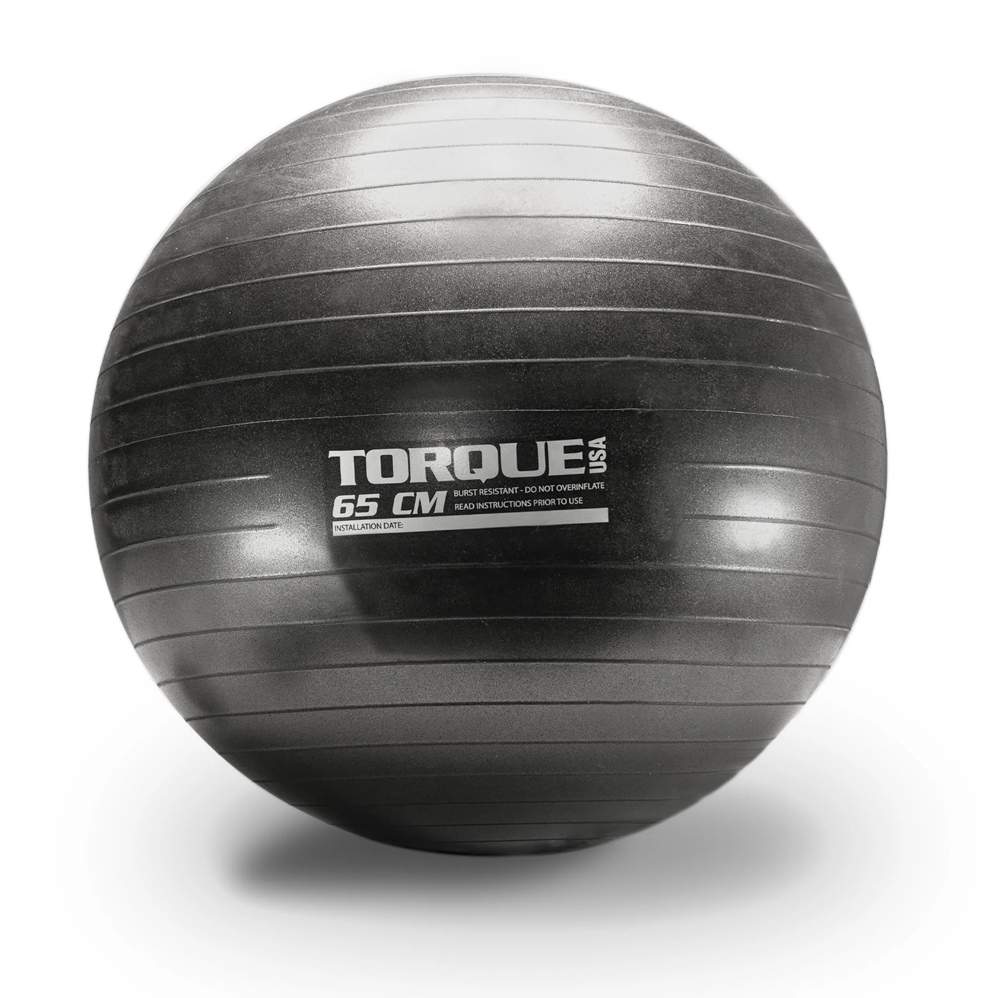 STABILITY BALL, 65 CM TORQUE PRO - BLACK