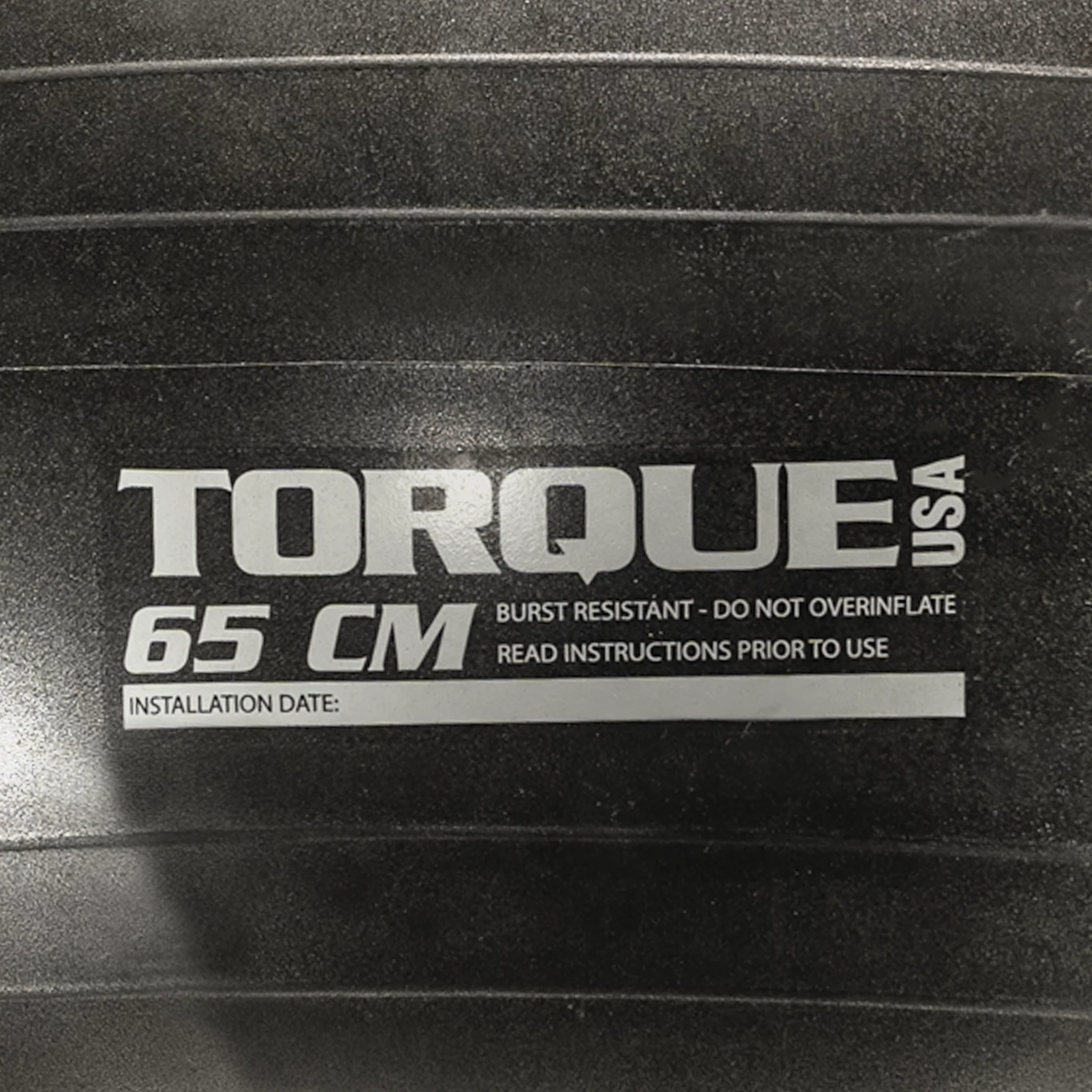 STABILITY BALL, 65 CM TORQUE PRO - BLACK