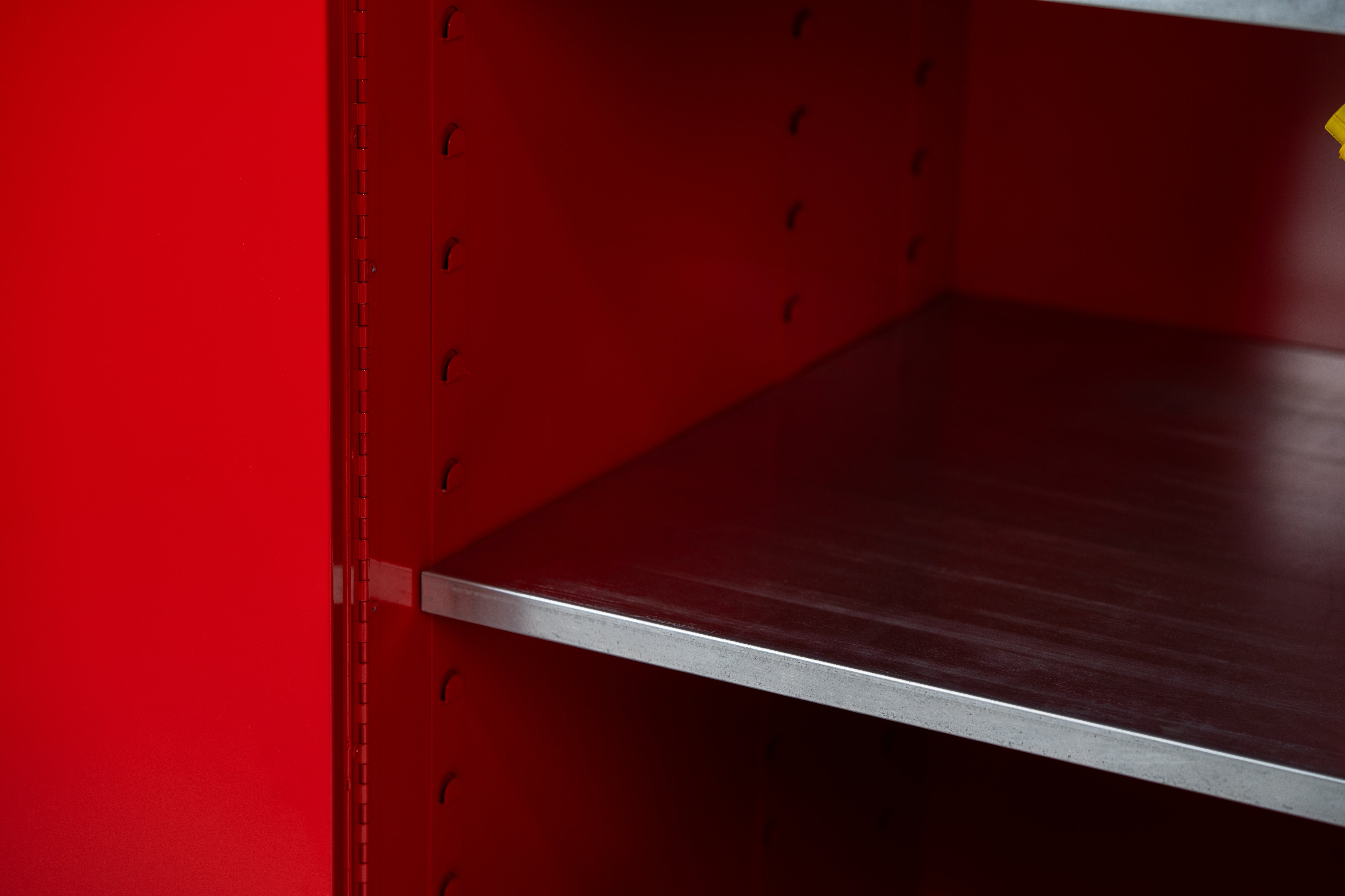 Flammable Safety Cabinet with auto-close doors (Red)