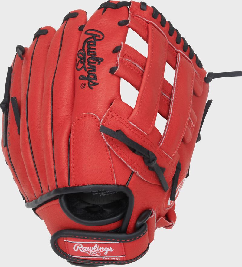 Rawlings Sure Catch Series Youth Corbin Carrol Signature 10.5-Inch Baseball Glove - Right Hand Thrower - Scarlet