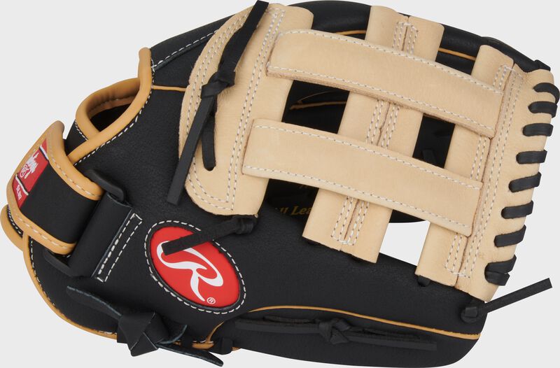 Rawlings Sure Catch Series Youth Fernando Tatis Jr. Signature 11-Inch Baseball Glove  - Right Hand Thrower - Black/Camel