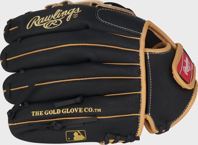 Rawlings Sure Catch Series Youth Fernando Tatis Jr. Signature 11-Inch Baseball Glove  - Right Hand Thrower - Black/Camel
