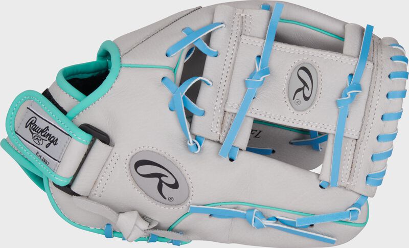 Rawlings Sure Catch Series Youth Francisco Lindor Signature 11.5-Inch Baseball Glove  - Right Hand Thrower - Gray