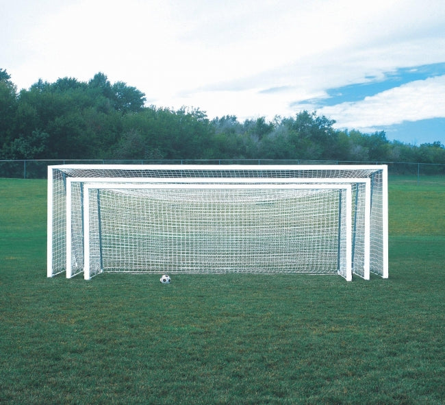 12' X 6.5' Youth 4" X 4" Aluminum Portable Soccer Goals