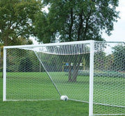No Tip 18 1/2' X 6 1/2' Club 4" X 4" Portable Aluminum Soccer Goals