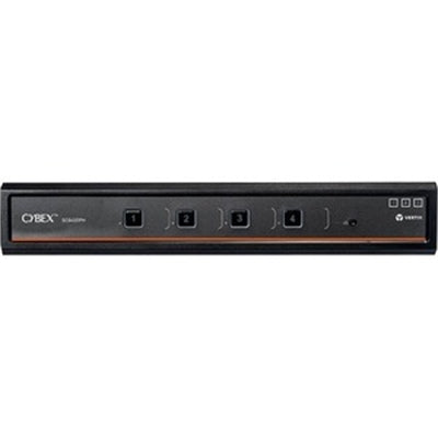 Vertiv Cybex SC900 Secure KVM | Dual Head | 4 Port Universal DisplayPort | USB-C | NIAP Version 4.0 Certified - SC940DPHC400