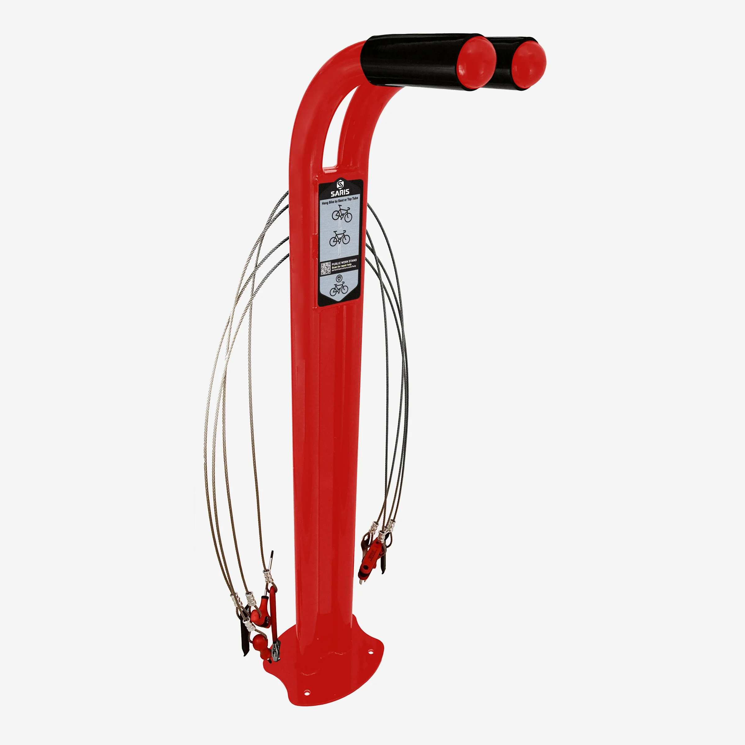 PUBLIC WORK STAND, RED