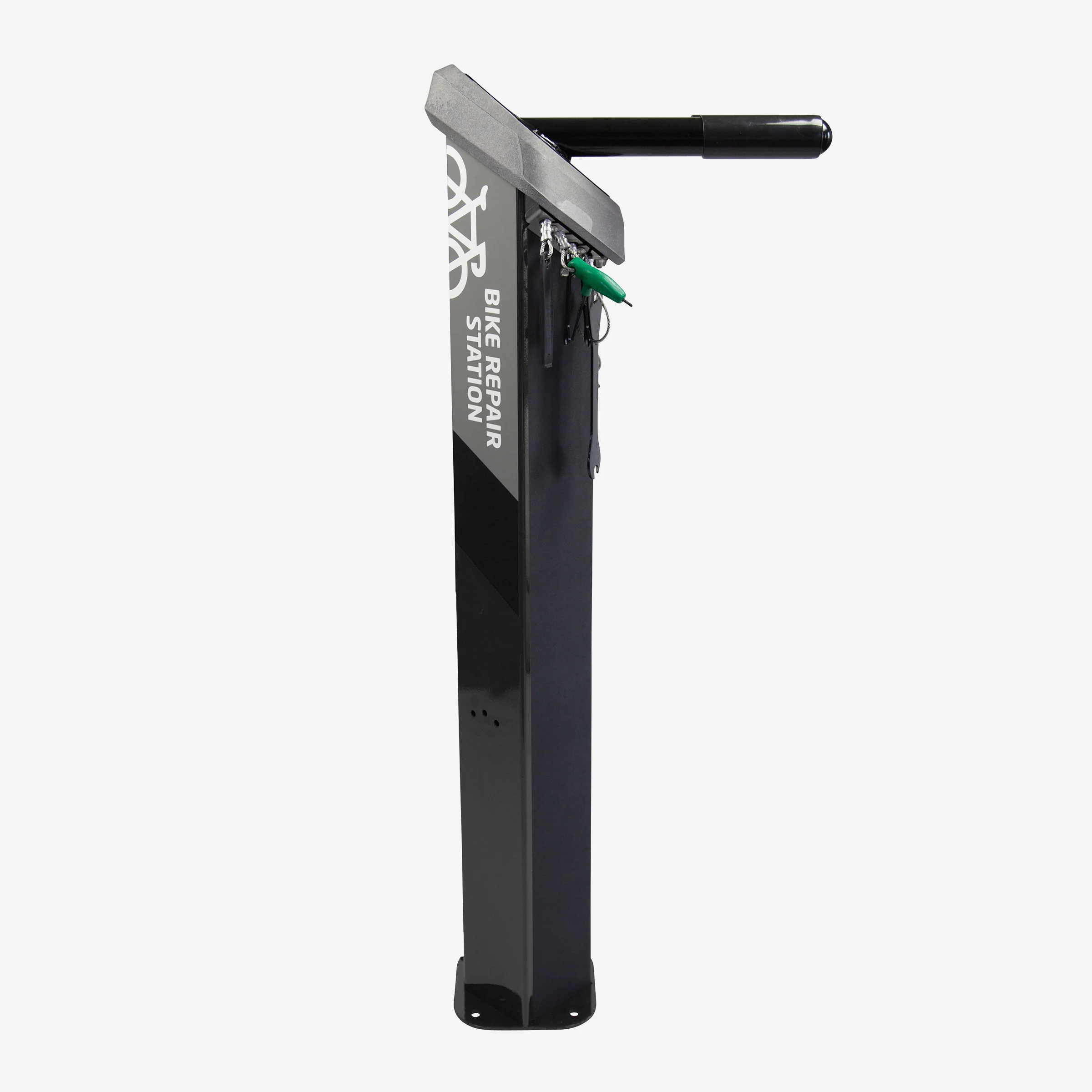 DELUXE PUBLIC WORK STAND, BLACK